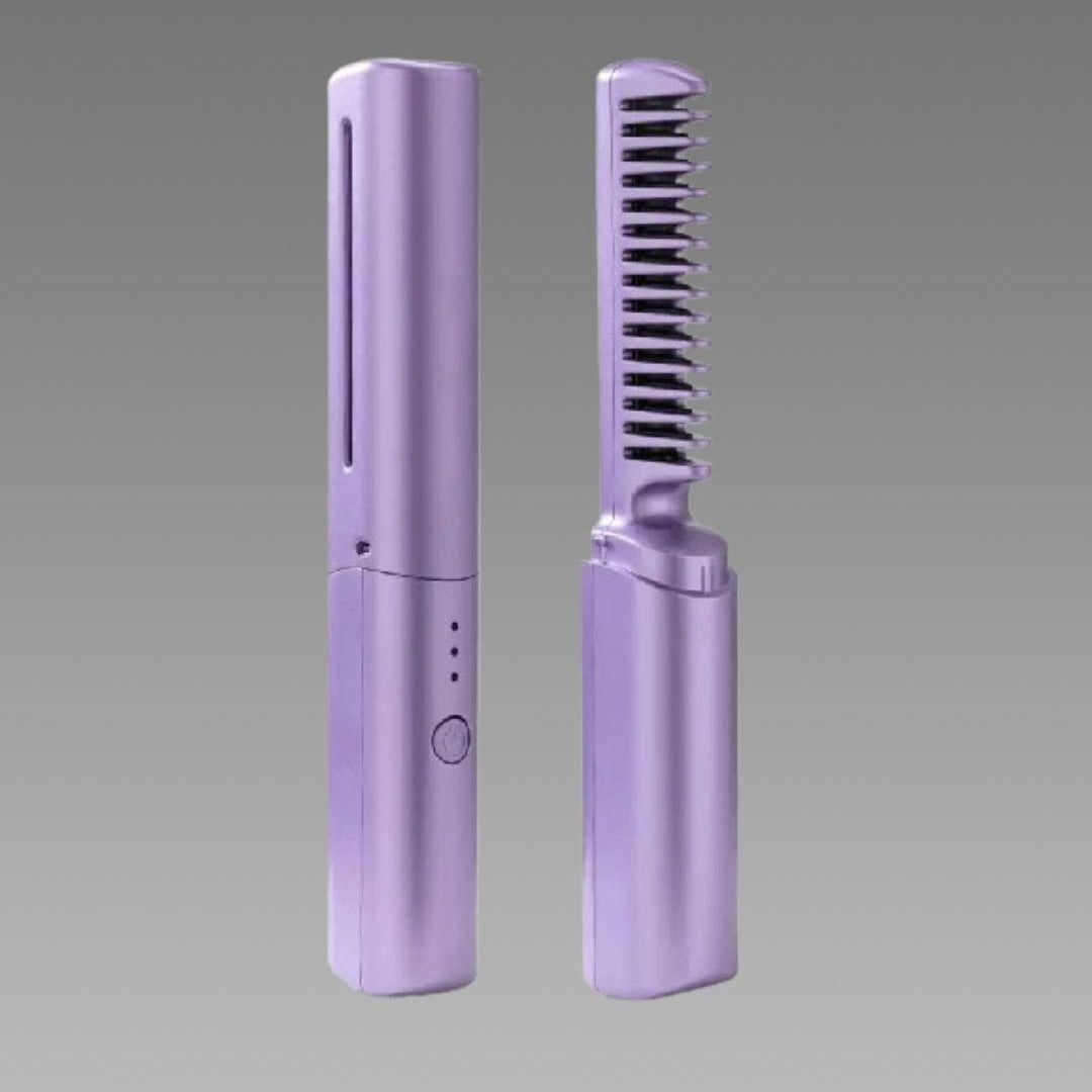 Meneflix Portable Mini Hair Straightener Hot Comb