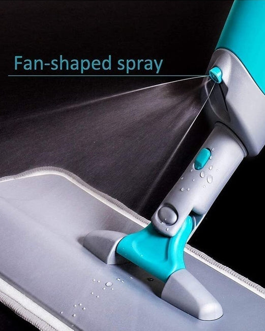 Microfiber Pad • Spray Mop with 360° Swivel Head